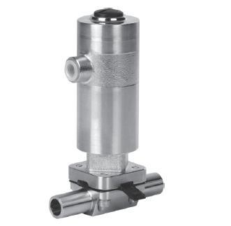 Серия ASCO Steripur Тип 207 с пневматическим управлением DN 4-15мм (1/4"-1/2")