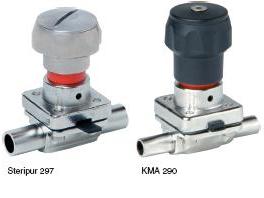 Серии ASCO Steripur 297 / KMA 290 с ручным управлением DN 4 - 15мм